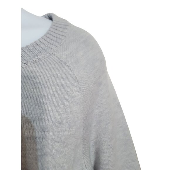 Max & Mia Soft Grey Long Sleeve Front Seam Sweatshirt Sweater Top S - Picture 9 of 9